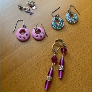 4 earrings bundle